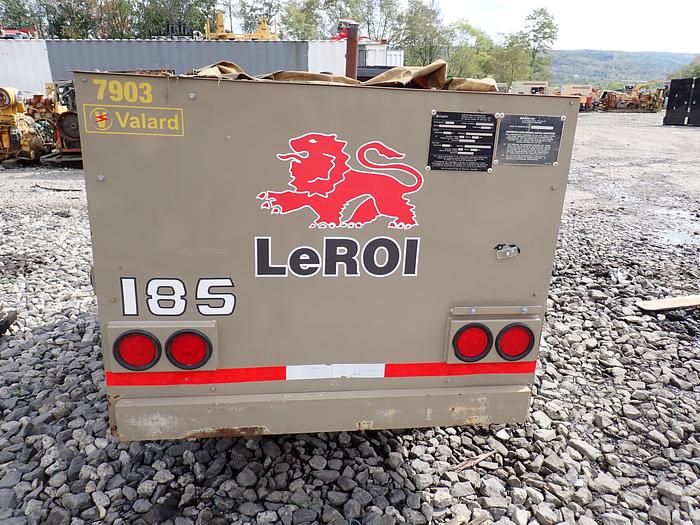 Used 2000 LeRoi Q185D 185 CFM Air Compressor CAT 3034 Diesel