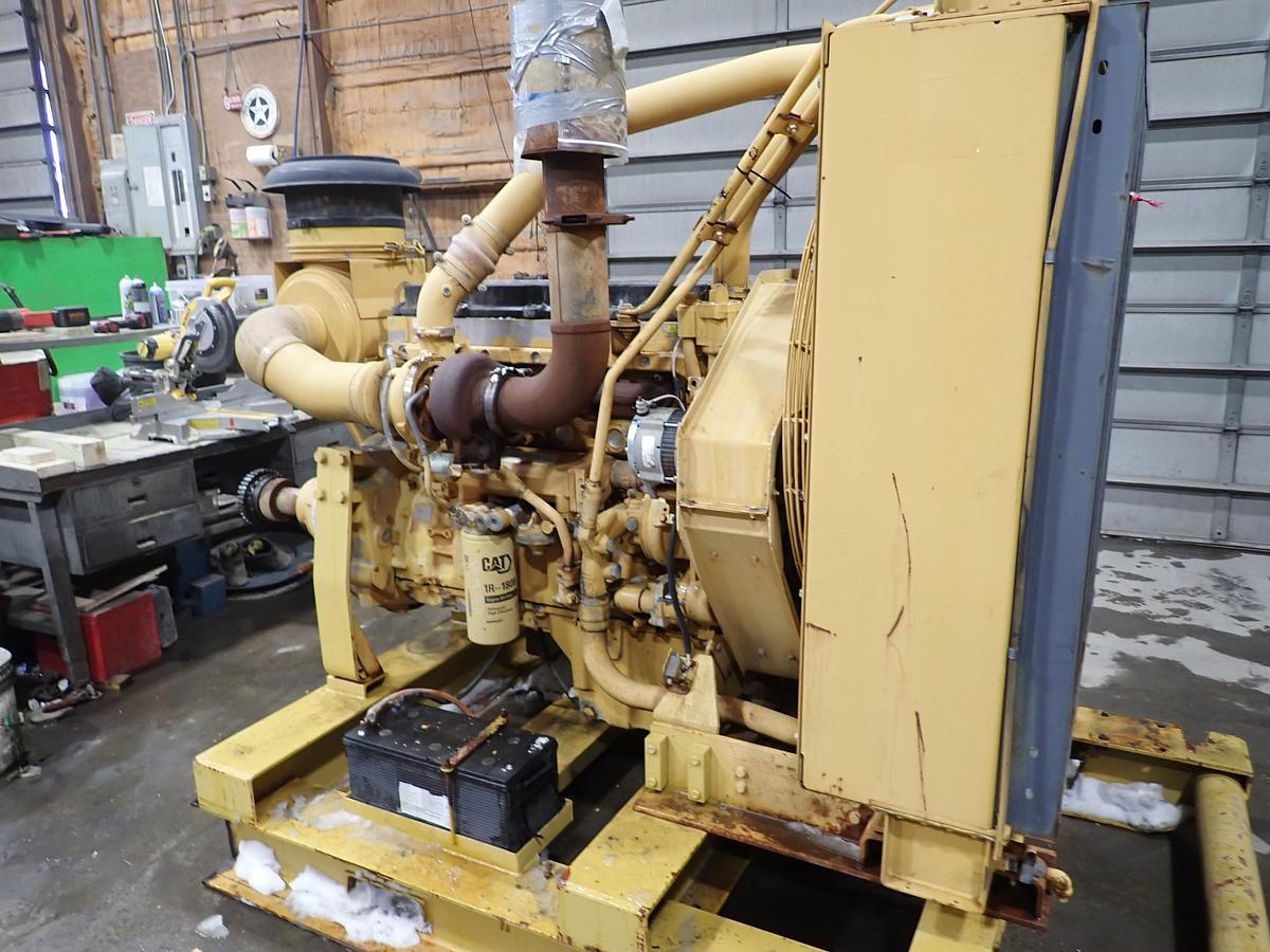 Used 2008 CAT C13 Diesel Engine POWER UNIT w/ PTO Clutch