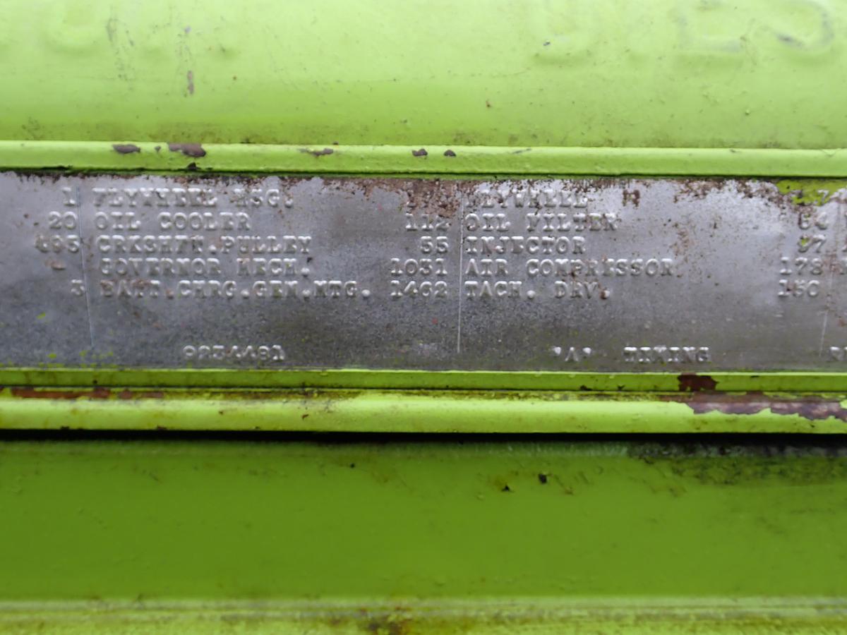 Refurbished Detroit Diesel 6-71 REBUILT Diesel Engine Terex Scraper