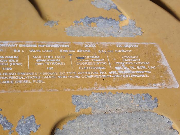 Used 2003 CAT C9 Industrial Diesel Engine A/R 202-0333