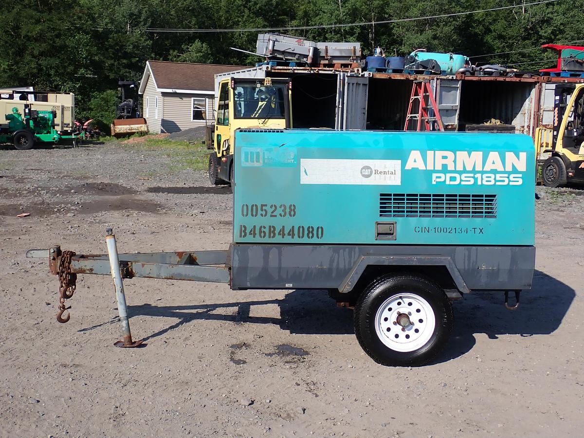 Used 2008 Airman PDS185S 185 CFM Air Compressor