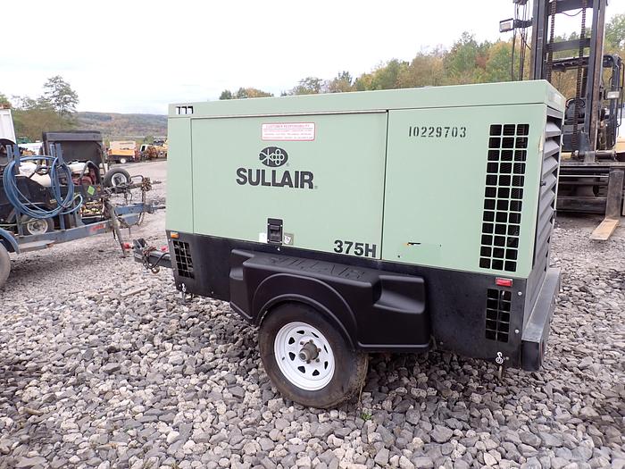 Used 2018 Sullair 375DH/DPQ 375 CFM Air Compressor 150 PSI!