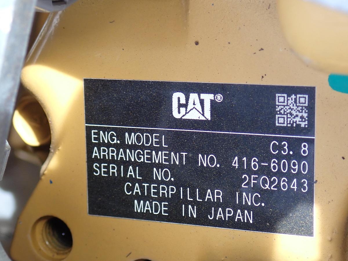 Used 2015 CAT C3.8-CR-TI Turbo Diesel Engine AR # 416-6090 299D2