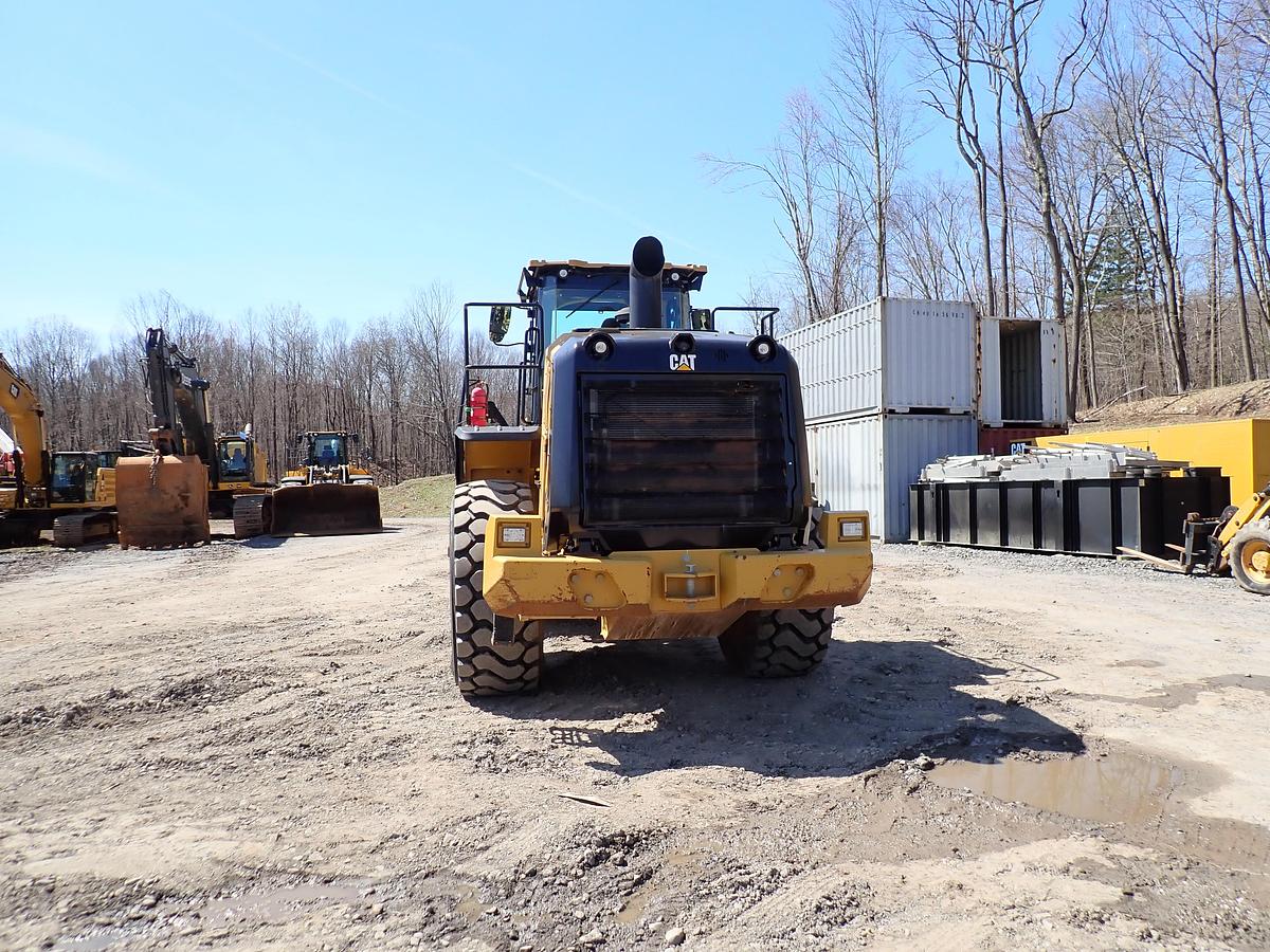 Used 2019 CAT 966M Wheel Loader Q/C & FORKS
