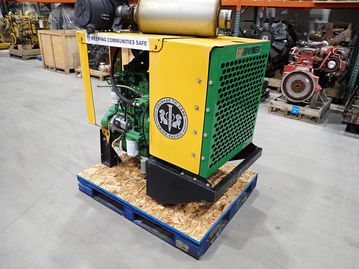 Used 2014 John Deere 4045TF280 LOW HOUR Diesel Engine POWER UNIT