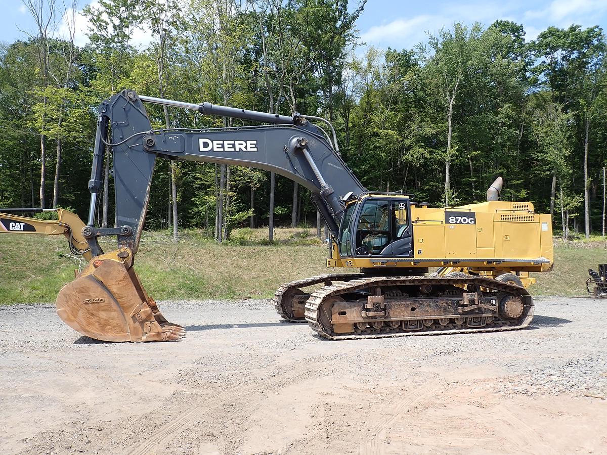 Used 2021 John Deere 870G LC Hydraulic Excavator MASS EXCAVATING BOOM