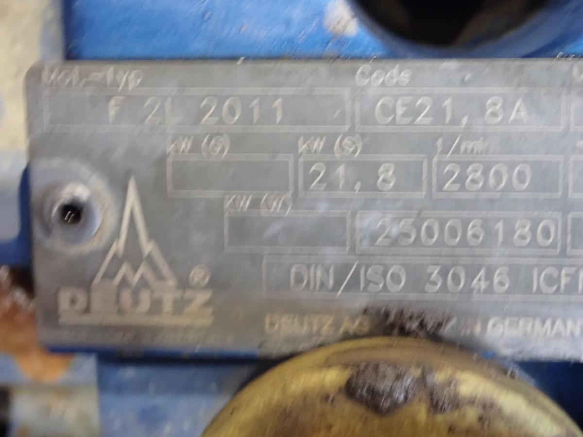 Used Deutz F2L2011 Diesel Engine POWER UNIT!