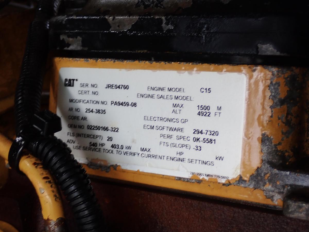 Used 2007 Sullair 1150XH 350 PSI Air Compressor CAT DIESEL