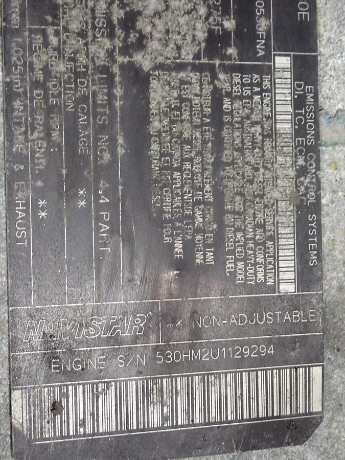 Used 1998 International DT530E Diesel Engine 275 HP 23K ORIGINAL MILES!