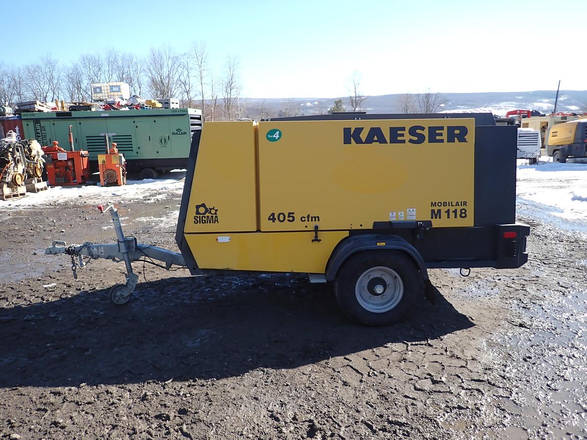 Used 2022 Kaeser M118 Mobilair 405 CFM Air Compressor 