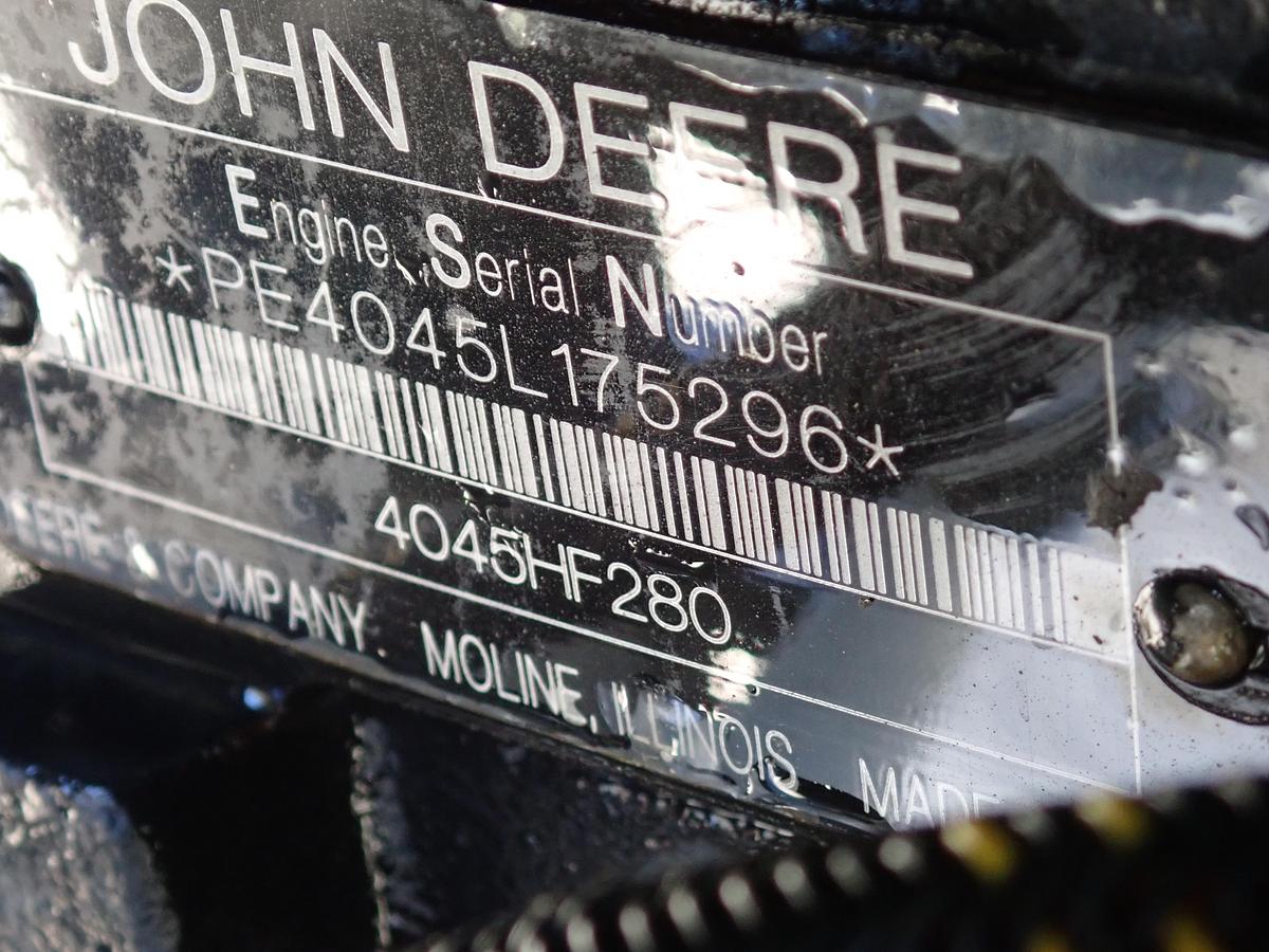 Used 2011 John Deere 4045HF280 Diesel Engine POWER UNIT