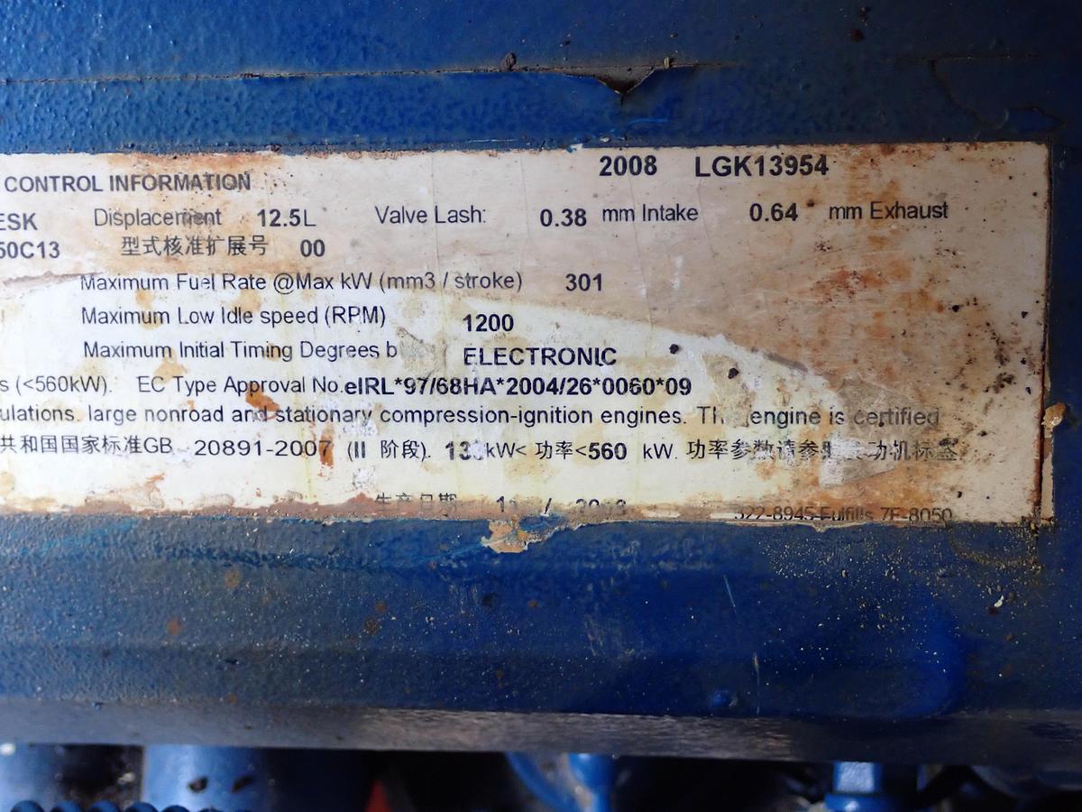 Used 2009 CAT C13 Diesel Engine Industrial LGK