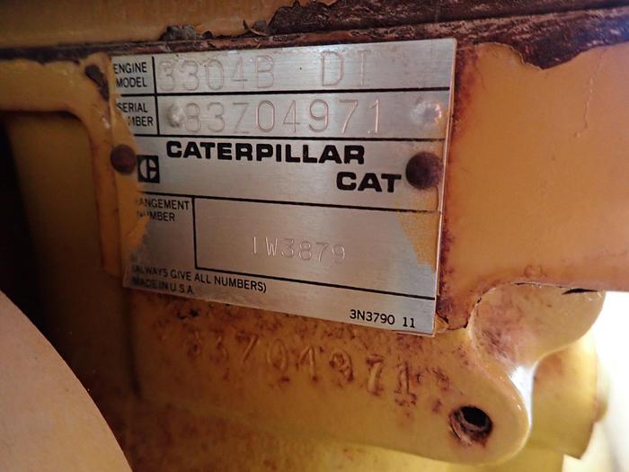 Used 1990 CAT SR4B 90KW Generator 3304DI Engine