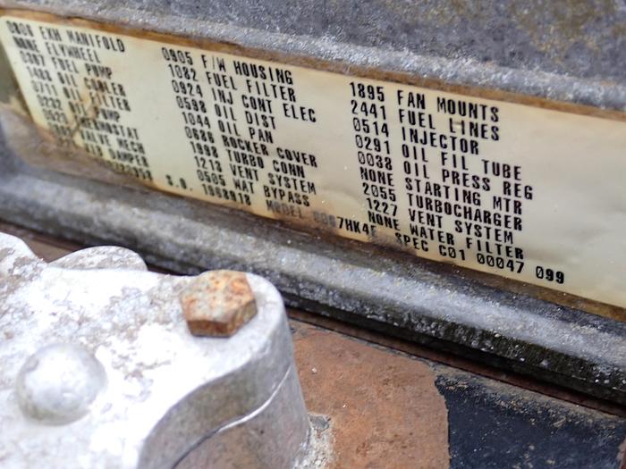 Used 2003 Detroit Diesel Series 60 14 Liter Diesel Engine LOW MILES!