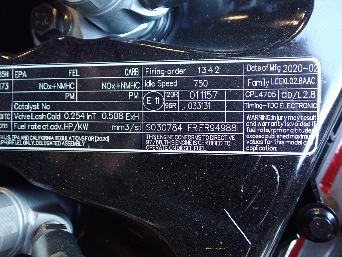 2020 Cummins QSF 2.8 Turbo Diesel Engine CPL 4705