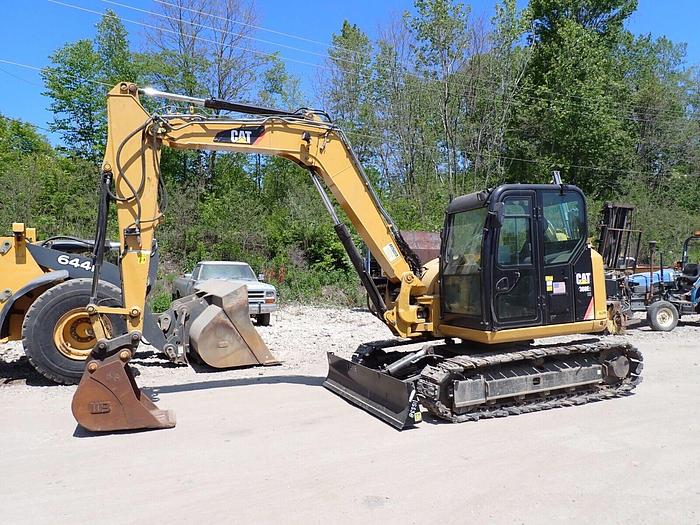 Used 2015 Caterpillar 308E2 CR Hydraulic Excavator RUNS STRONG! Q/C A/C Hammer Lines!