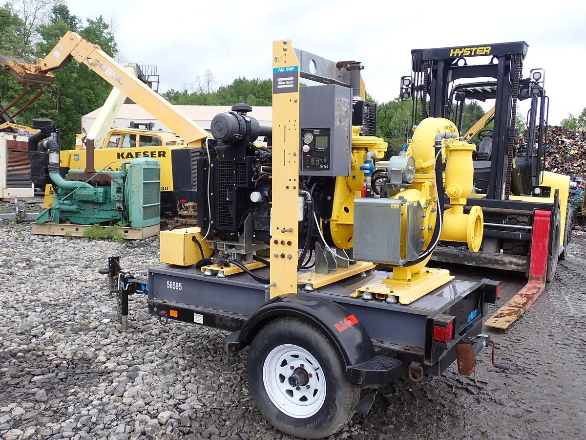 Used 2018 Atlas Copco PAS150 HF Water Pump SIX ORIGINAL HOURS!