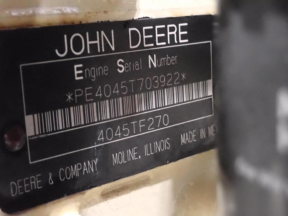 Used 2007 John Deere 4045TF270 Turbo Diesel Engine