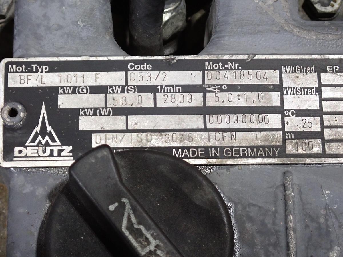 Used DEUTZ BF4L1011F Turbo Diesel Engine 