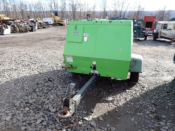 Used 2004 Sullair 375DPQ 375 CFM Air Compressor LOW HOURS! CAT Diesel Trailer Towable