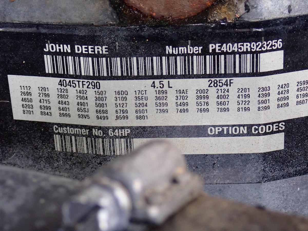 Used 2013 John Deere 4045TF290 Diesel Engine POWER UNIT