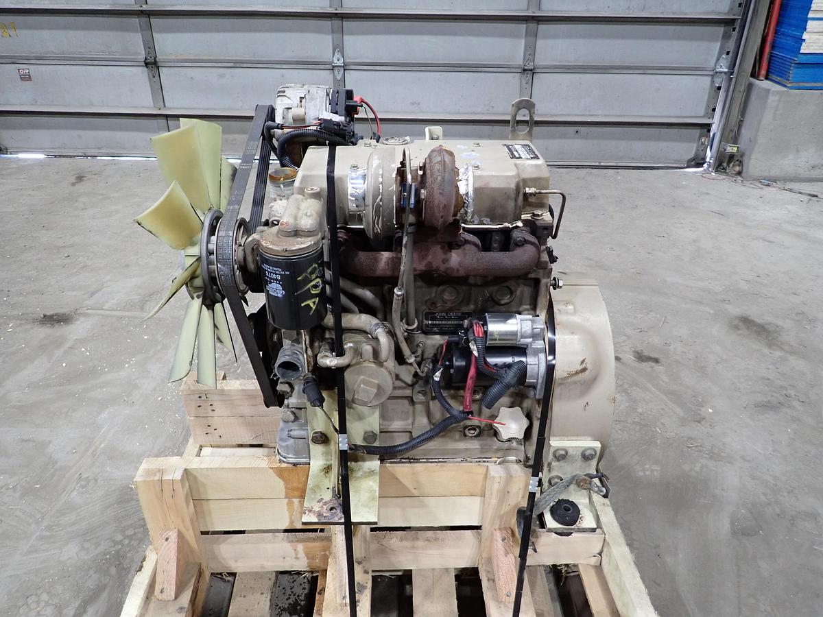 Used 2007 John Deere 4024TF270 Diesel Engine 1900 HOURS!