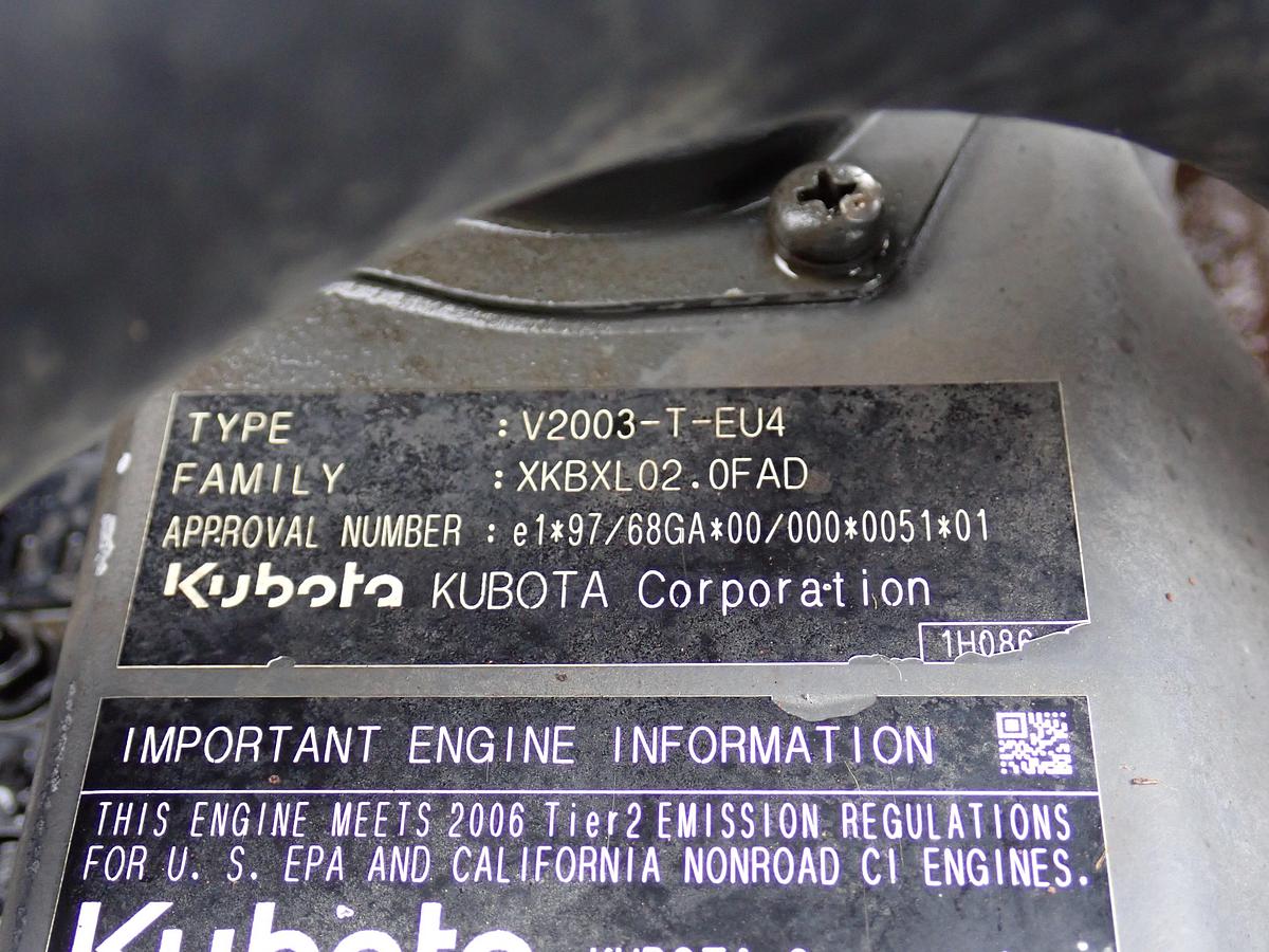 Used 2006 Kubota V2003-M-T-ES01 Diesel Engine