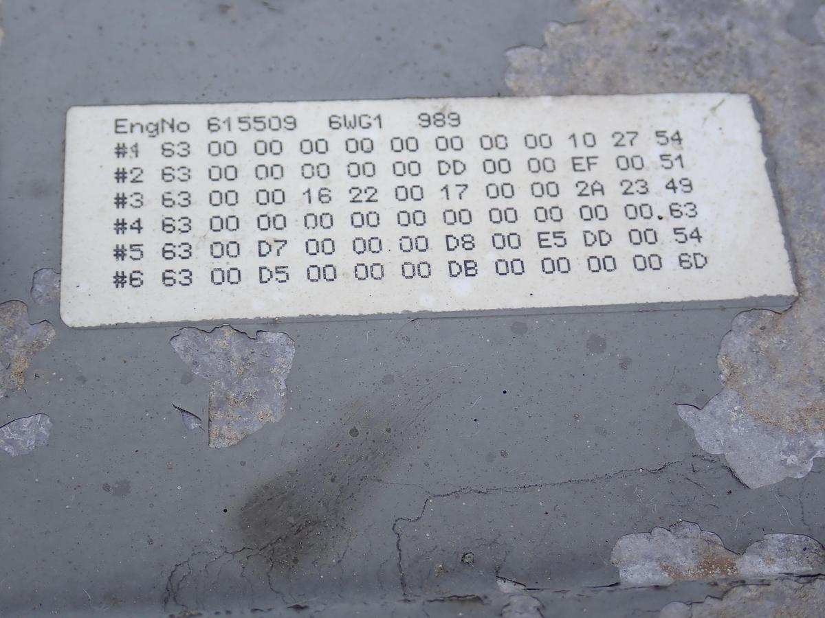 Used 2018 Isuzu 6WG1-XYGD-02 Diesel Engine