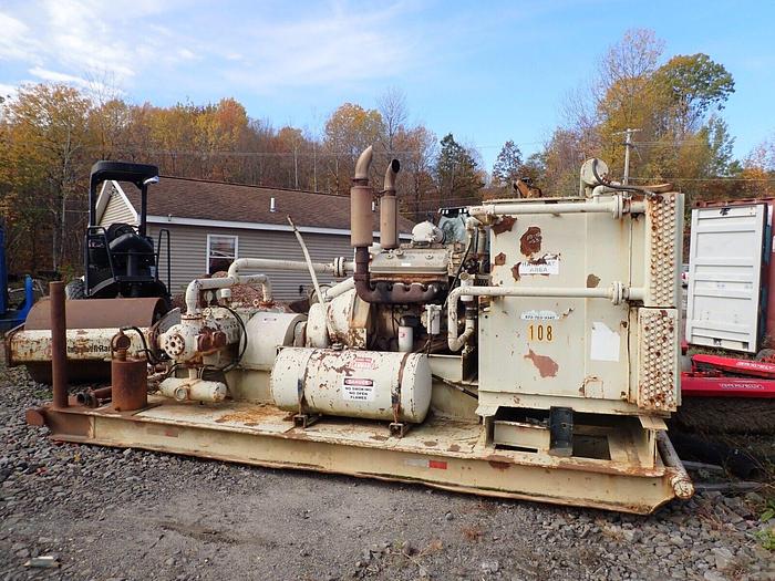 Used 1982 Ariel JG-2 Air Compressor Booster DETROIT Diesel 8V71 Skid Mounted JG2