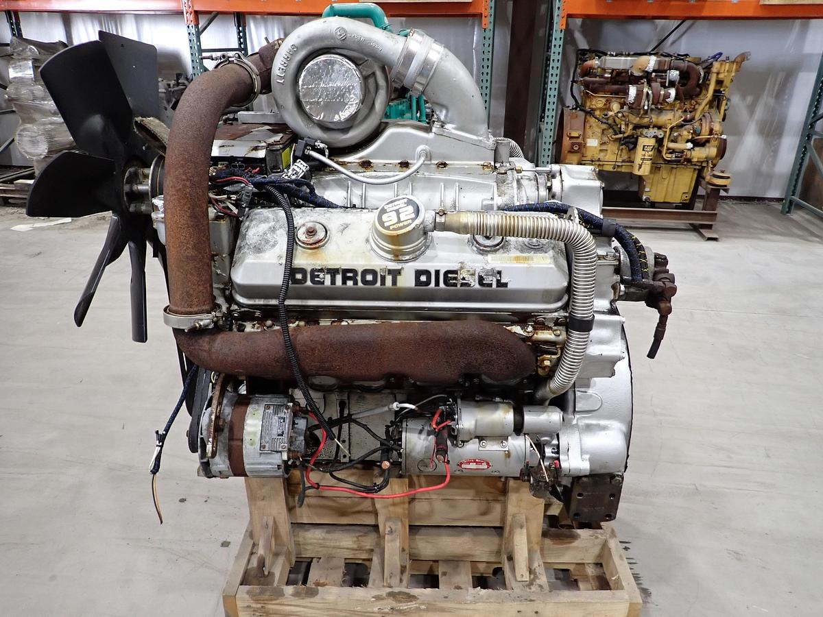 Used 1994 Detroit Diesel 8V92TA DDEC Engine 8087-7K40