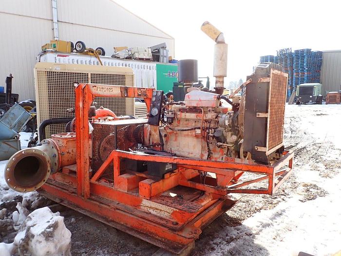 Used Godwin DPC300 12" Water Pump LOW HOURS! VIDEO! John Deere Diesel 5000 GPM!