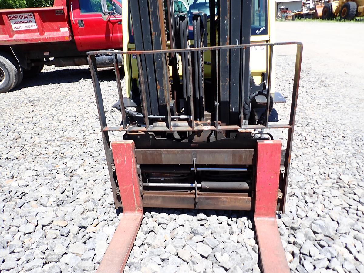 Used 2015 Hyster H80FT Diesel Forklift LOW HOURS! POSITIONERS!