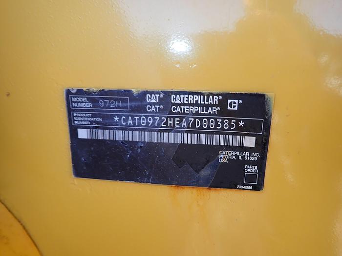 Used 2007 Caterpillar 972H Wheel Loader HIGH LIFT!