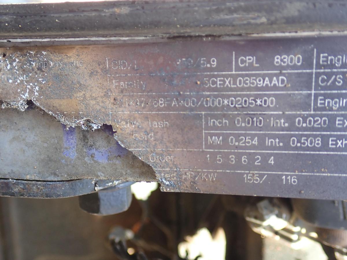 Used 2005 Cummins QSB 5.9 Diesel Engine CPL 8300