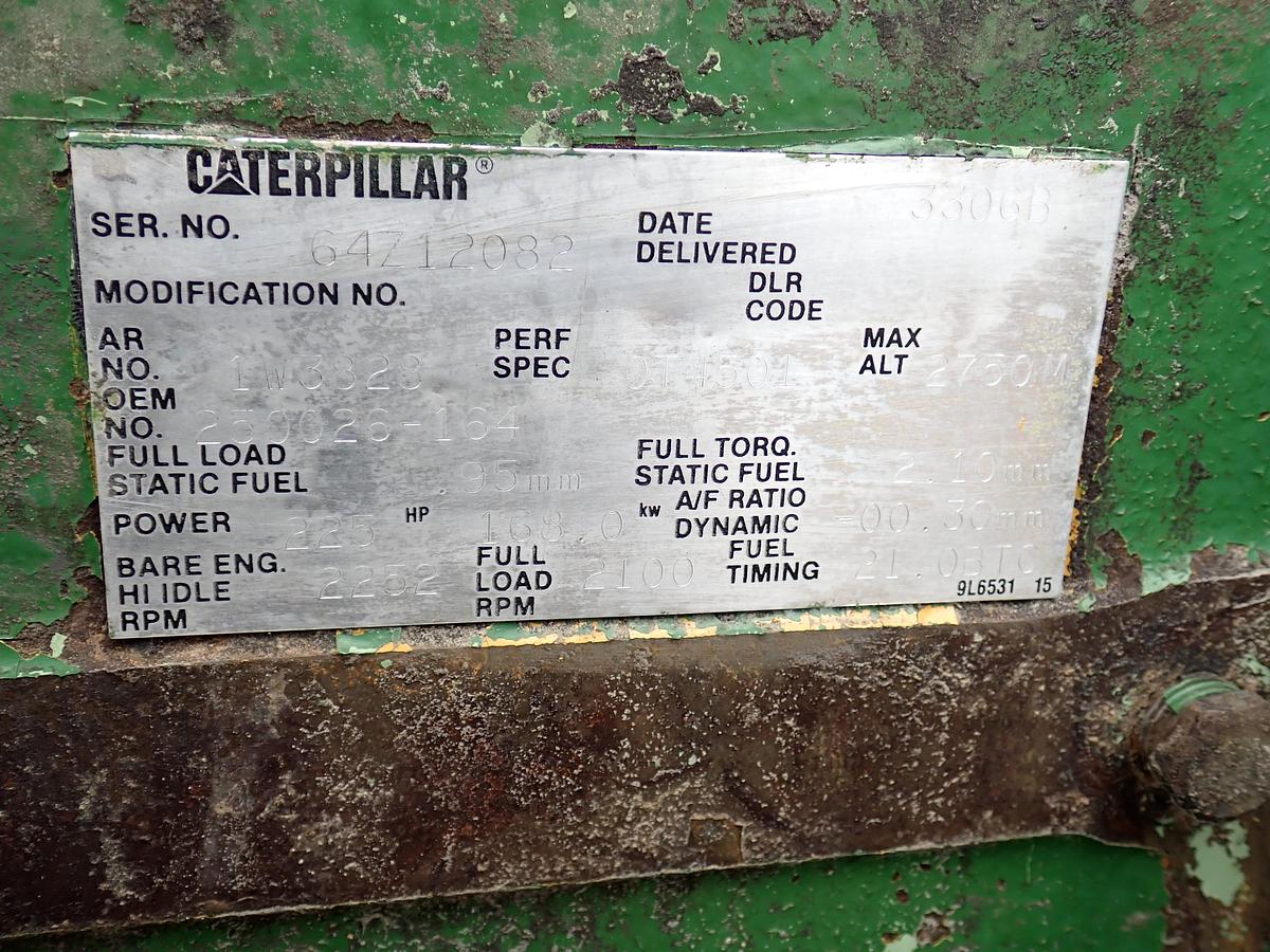 Used 1991 CAT 3306 DI Diesel Engine A/R 1W-3828