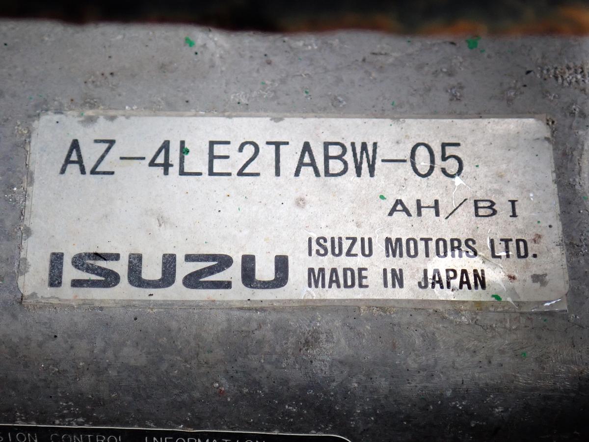 Used 2018 Isuzu 4LE2T Turbo Diesel Engine