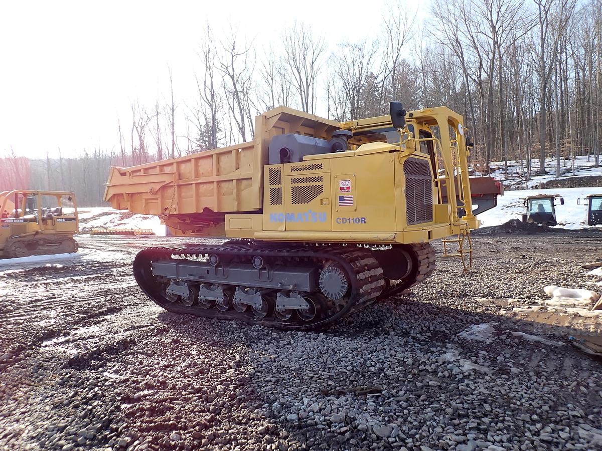 Used 2003 Komatsu CD110R-1 Crawler Carrier Dumper