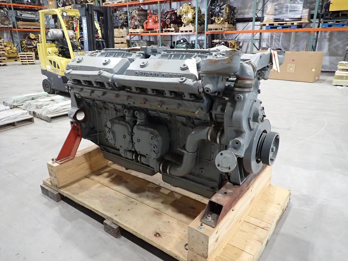 1991 Detroit Diesel 16V71 Marine GOV'T SURPLUS REBUILT!
