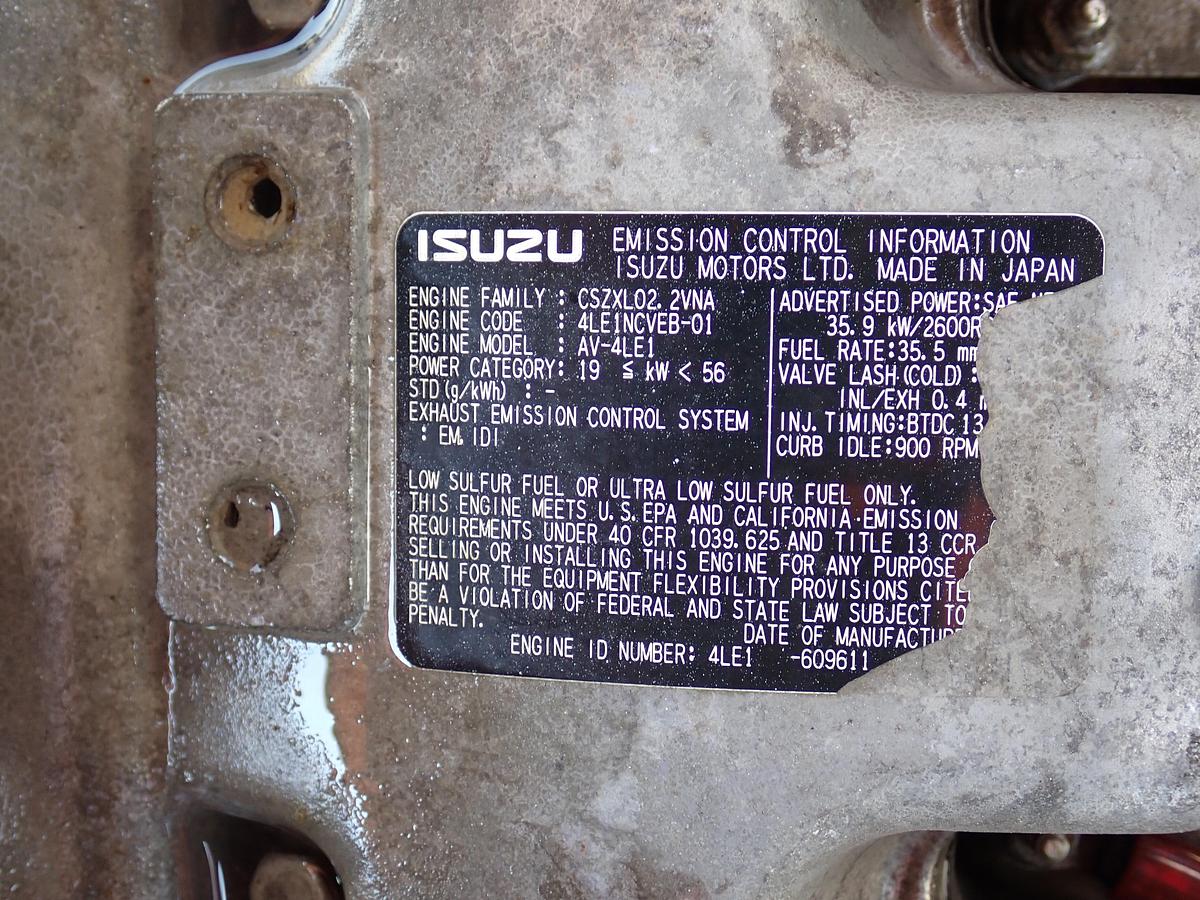 Used Sullivan Palatek DF185P3IZ 185 CFM Air Compressor ISUZU DIESEL