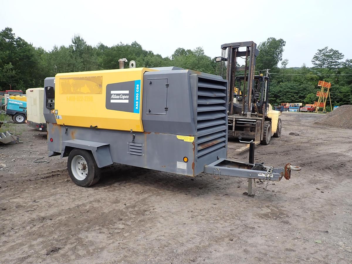 Used 2019 Atlas Copco XAS950 CD8 950 CFM Air Compressor