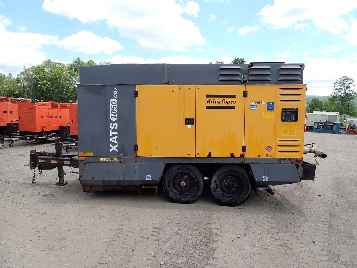 Used 2013 Atlas Copco XATS1050 CD7 1050 CFM Air Compressor
