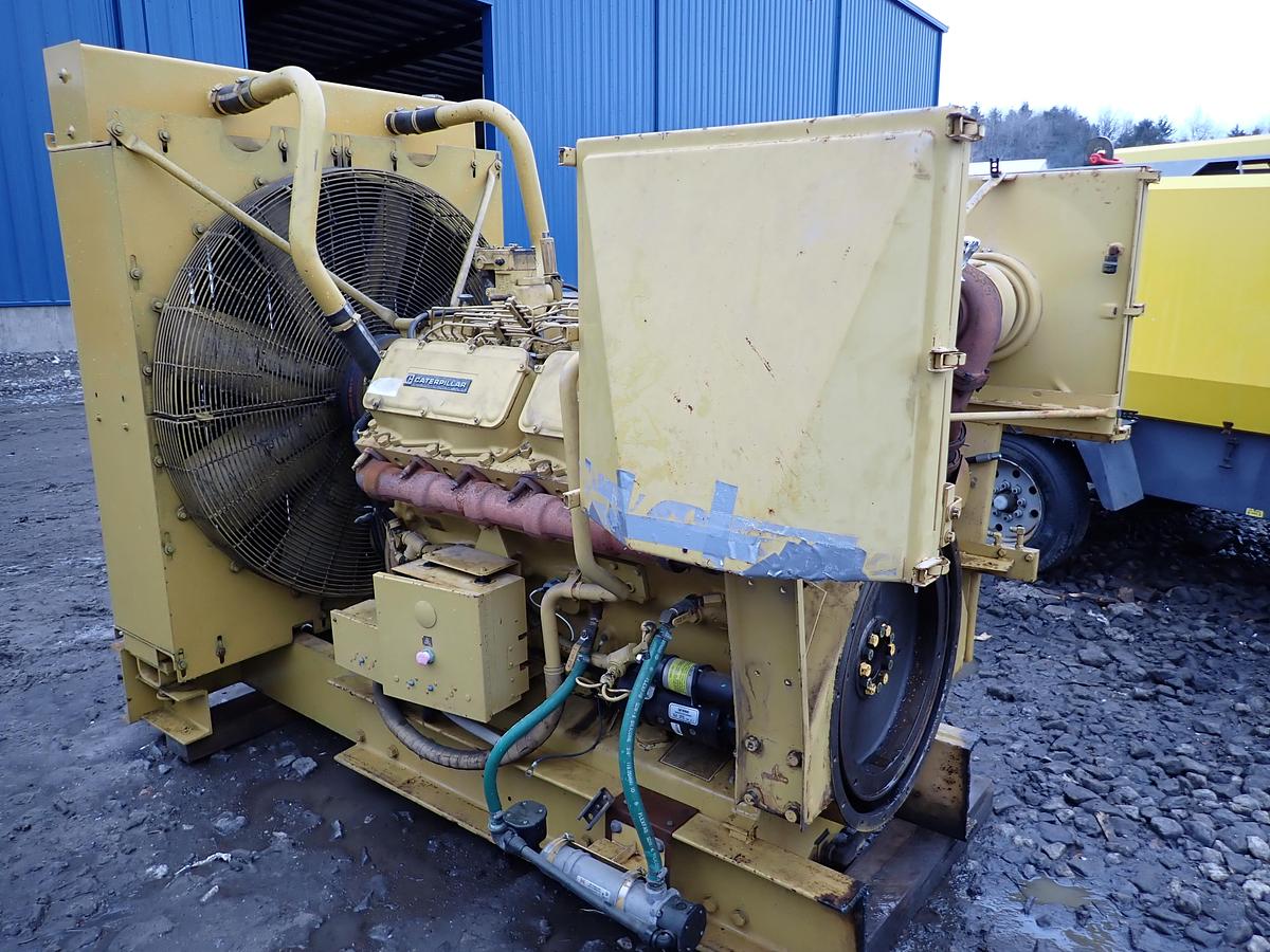Used 1987 CAT 3412 DITA Twin Turbo Diesel Engine POWER UNIT 890 HP 1300 HOURS