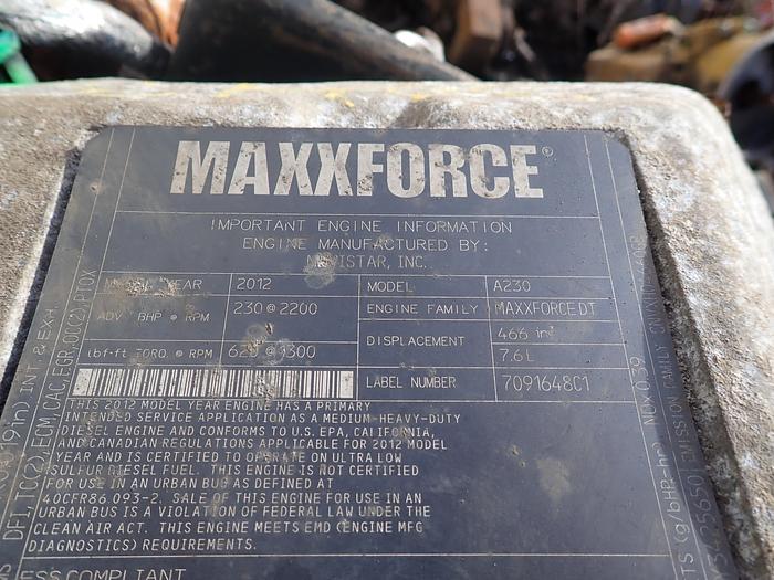 Used 2012 International Maxxforce DT