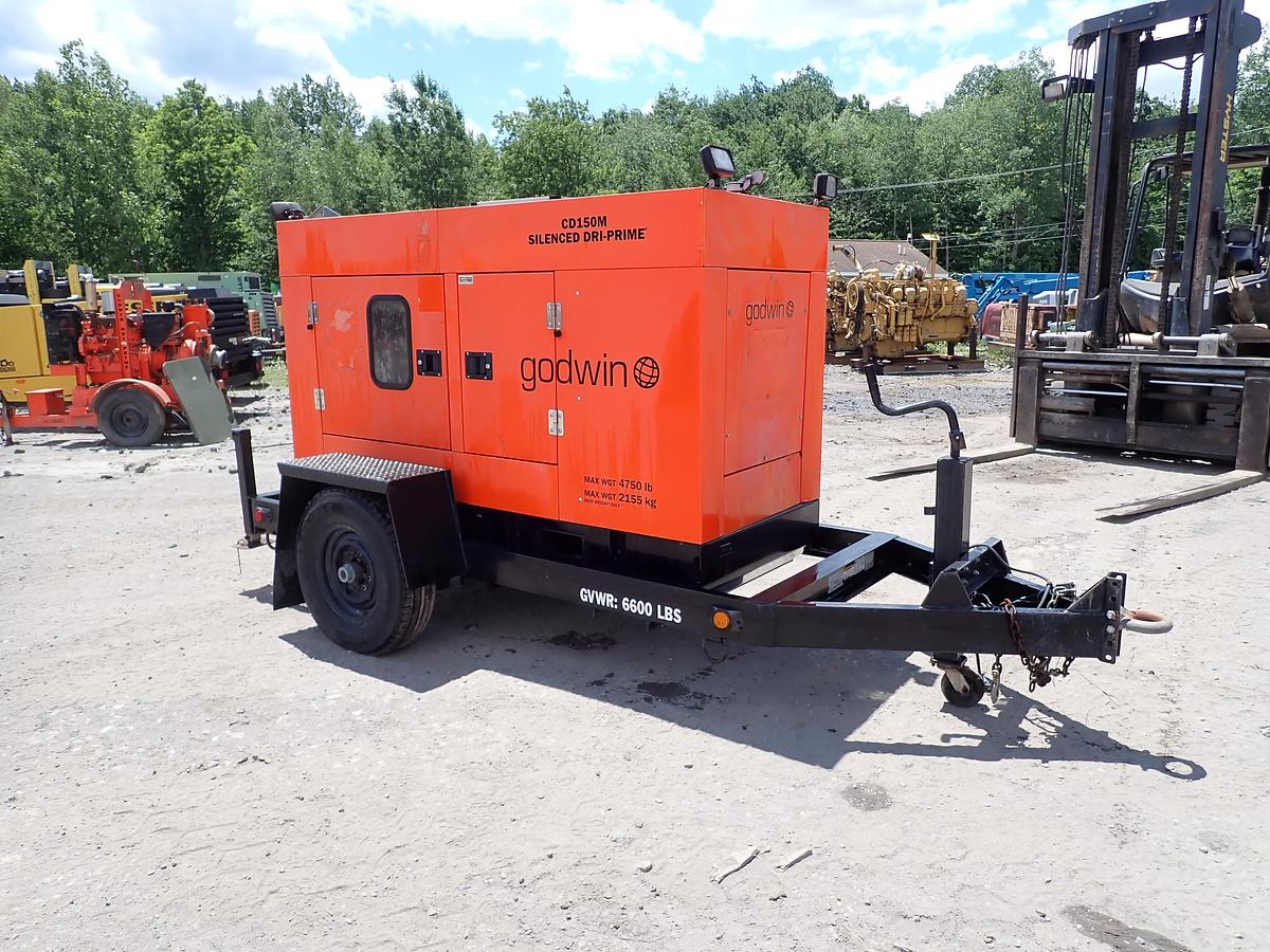 Used 2015 Godwin CD150M 6" Critical/Quiet Enclosure Water Pump