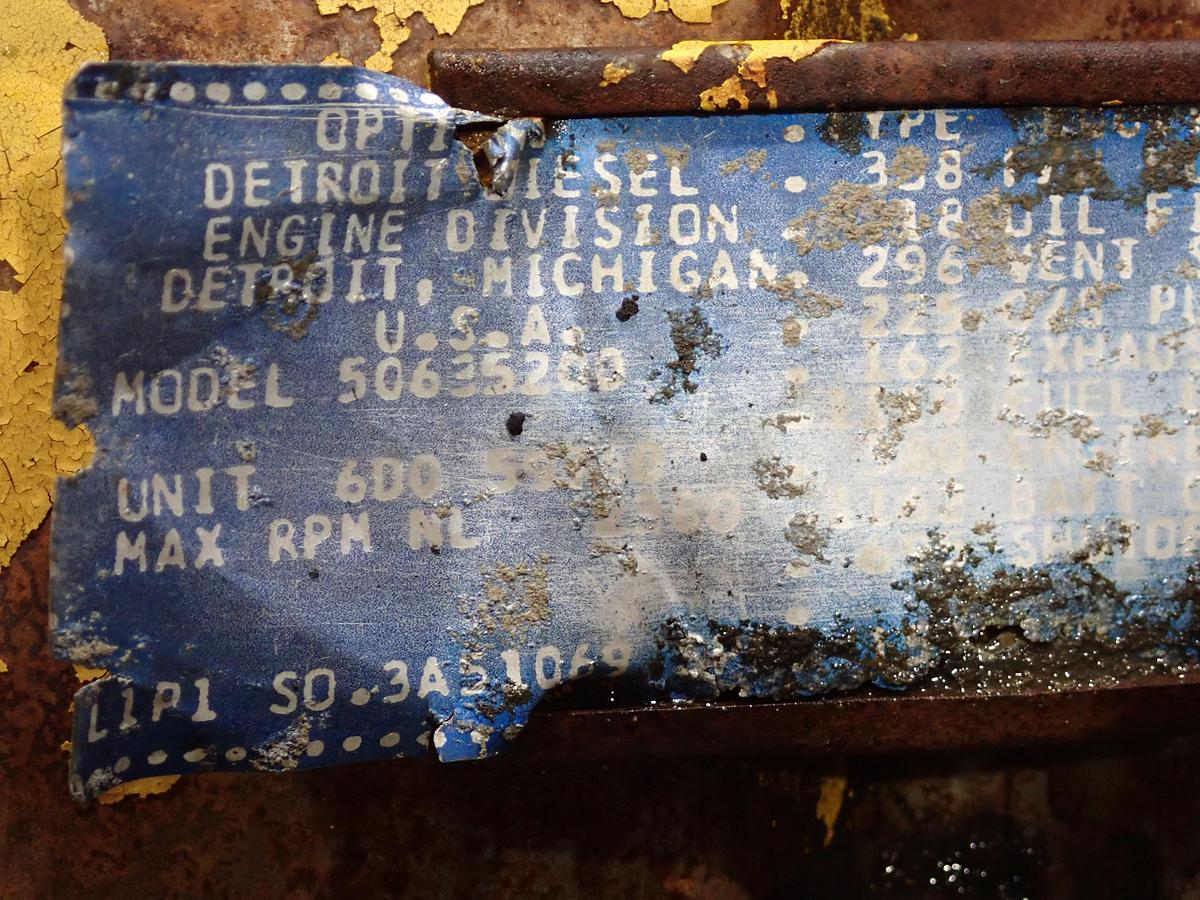 Used Detroit Diesel 6V53 Engine 5063-5200