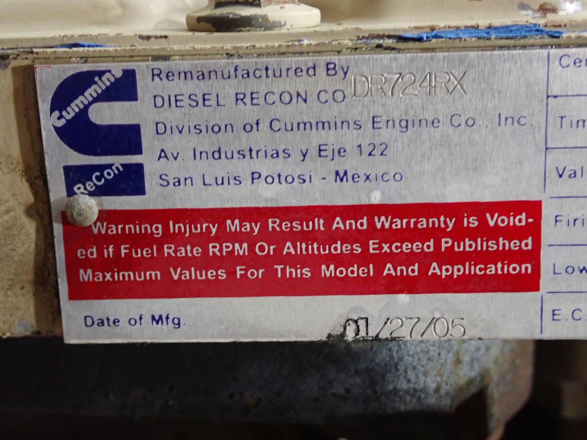 Used 1997 Cummins 6BTA 5.9 Diesel Engine P PUMP! 175 HP