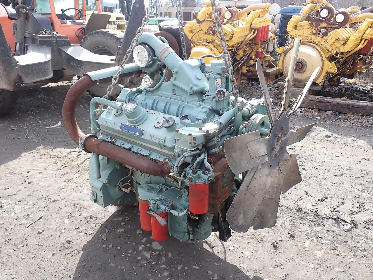 Used Detroit Diesel 8V92TA Engine 441 HOURS 8083-7305