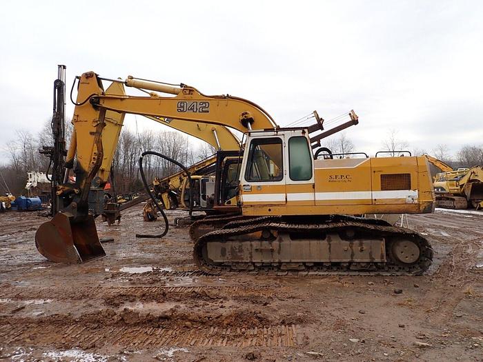 Used Liebherr R942HD Hydraulic Excavator 48" Bucket Diesel EROPS R942