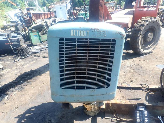 Used Detroit Diesel 2-53 Engine POWER UNIT! RUNS EXC. VIDEO! 253 GM Deere Tractor