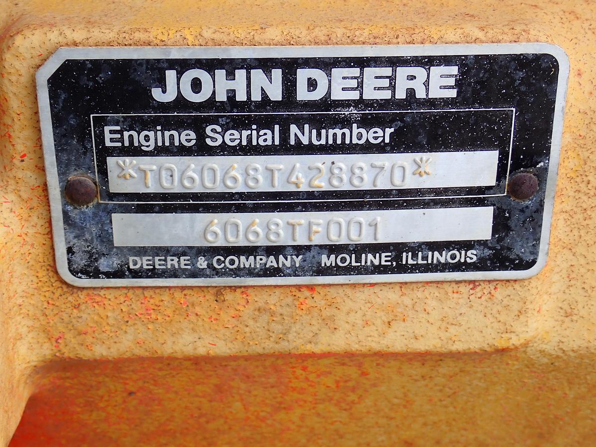 Used John Deere 6068TF001 Diesel Power Unit